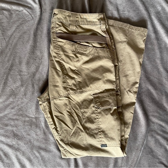 5.11 Tactical Other - 5.11 Tactical Tan Cargo Pants with Durable Design